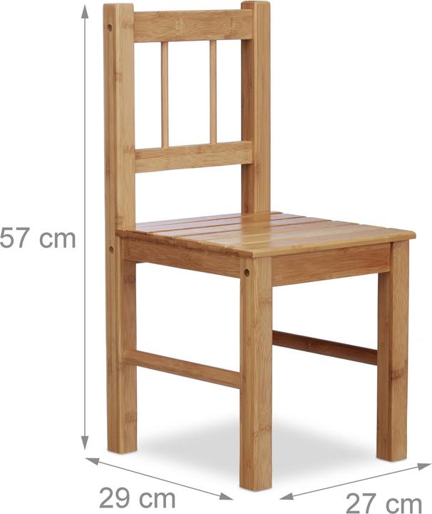Immagine prodotto Relaxdays Sedia Deco in bambù (Seggiolone)