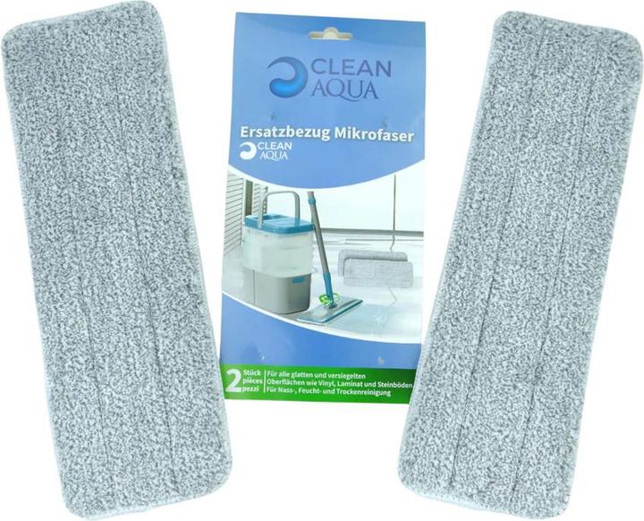 Actual product image CREaCLEAN Microfibre Universal Mop Cover for CleanAqua Set of 2 (2 pcs.)