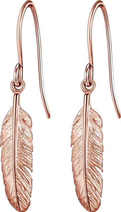 Produktbild Glanzstücke München Damen Feder Sterling Silber roségold - 8194 (925er Silber)