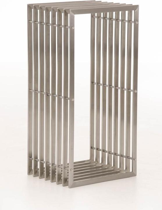 Immagine prodotto CLP Porta legna Irving 40x50x100, acciaio inox (40 x 50 x 100 cm)