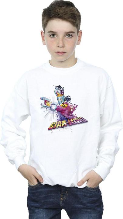 Actual product image Boys Guardians Of The Galaxy Abstract Star Lord Sweatshirt (116)