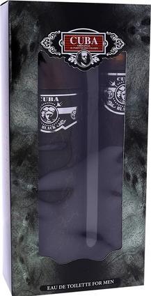 Cuba Black For Men 2 Piece Gift Set 3.3oz EDT Spray, 1.17oz EDT Spray (Eau de Toilette, 100 ml)