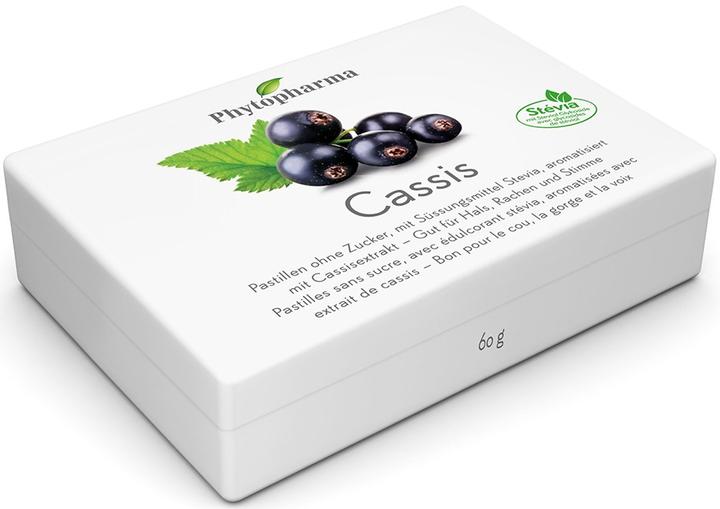 Phytopharma Cassis Pastillen (1 Stück, Bonbon, 60 g)