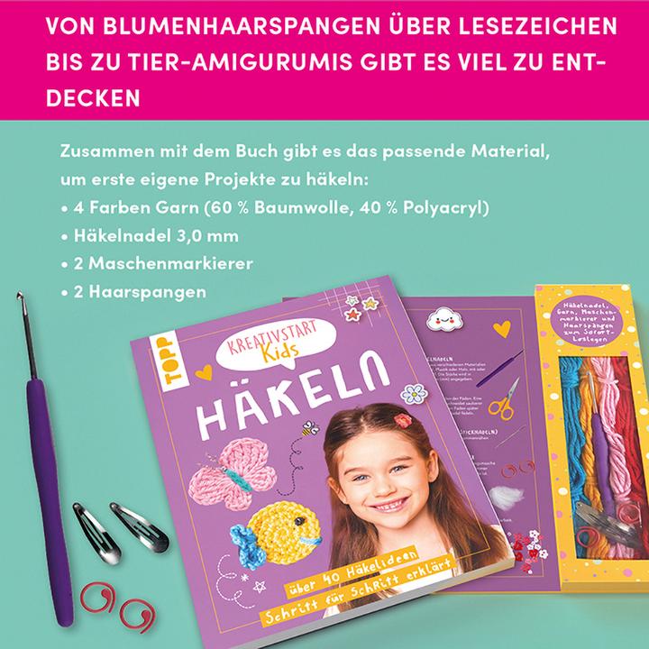 Actual product image Topp Bastelbuch Kreativstart Kids Häkeln