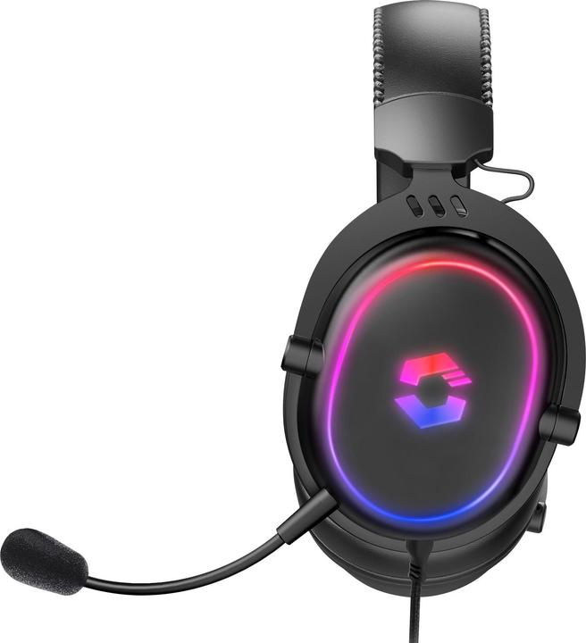 Actual product image Speedlink CONUX RGB Stereo Gaming Headset - for PC/PS5/PS4/Xbox Series X/S/Switch/OLED/Lite, black (Cable)