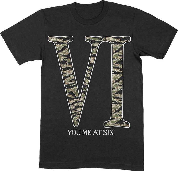 Produktbild You Me At Six Erwachsene VI Camo Baumwolle TShirt (L)