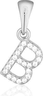 Produktbild JVD Silver pendant with zircons letter "B" SVLP0948XH2BI0B