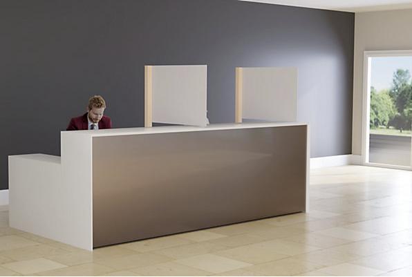 Immagine prodotto Paperflow Parete divisoria di protezione con basamento, alt. x largh. 1760 x 980 mm