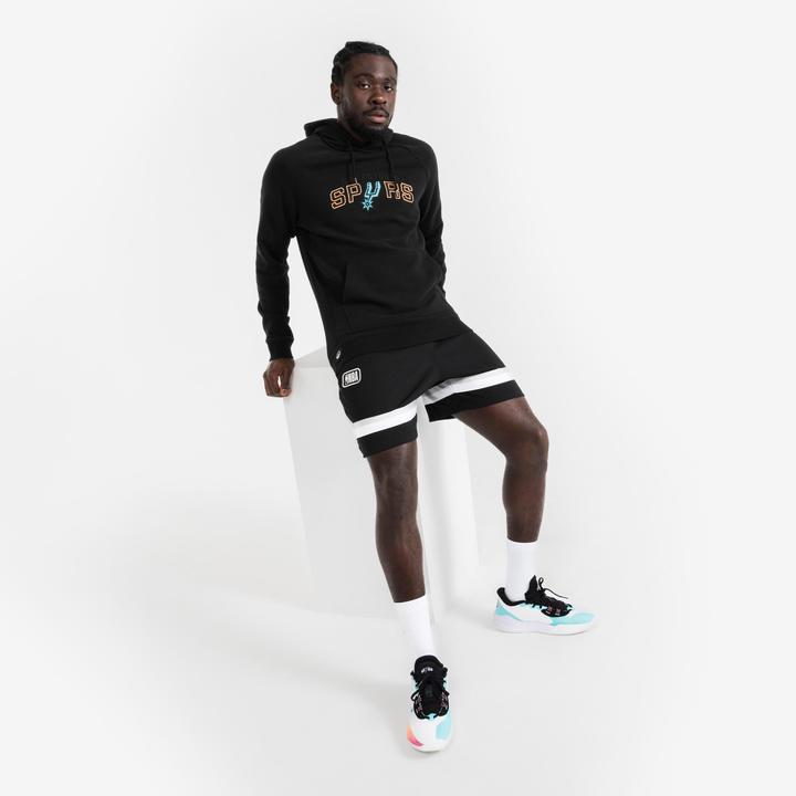 Tarmak Adult Hoodie 900 NBA San Antonio Spurs - Black (S)