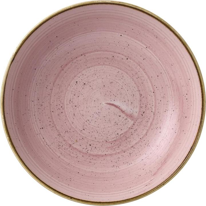 Churchill Stonecast Petal Pink Teller coupe tief 24.8cm (1 x, 24.80 cm)