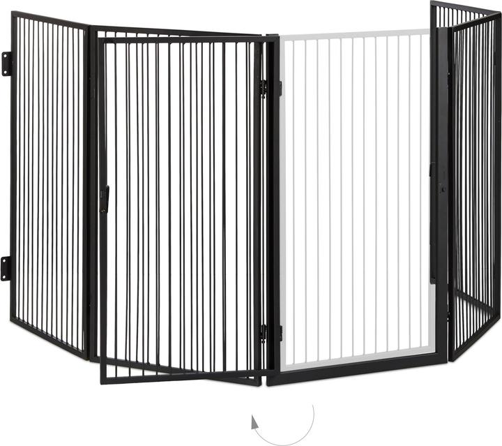Image du produit Relaxdays Grille de protection de cheminée (220 x 1,5 x 76 cm)