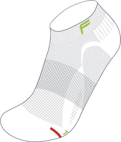 Fuse F Lite Herren Basisschicht Running P 200 Socks, Weiss, 47-49, 23-214008840012 (47 - 49)