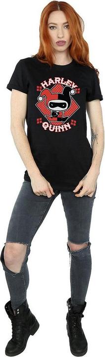 Immagine prodotto Harley Quinn Maglietta da donna/ragazzo in cotone Chibi Boyfriend (L)