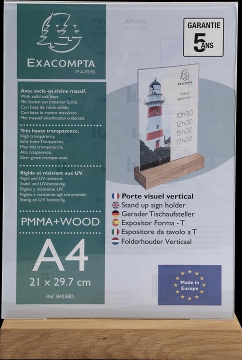 Produktbild Exacompta Schilderhalter (A4)