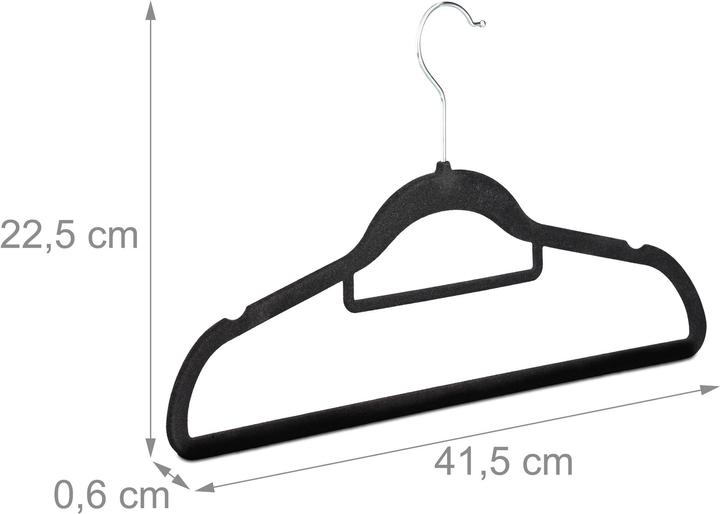 Actual product image Relaxdays Coat hanger (20 x)