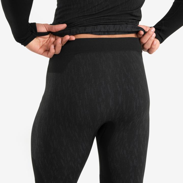 Actual product image Kipsta Women's/men's football functional tights - Keepdry black (XS)