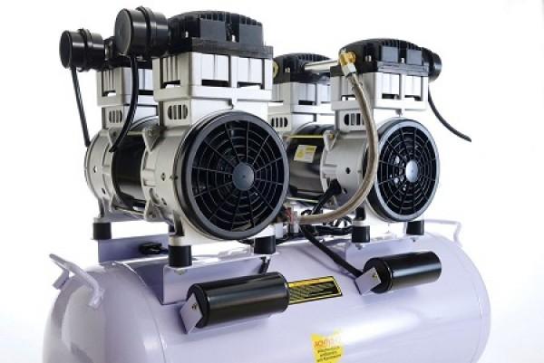 Image du produit Implotex - Flüsterkompressor 3000W, 4PS, 65dB leise, ölfrei inkl. Ausblaspistole und Druckluftschla (8 bar, 65 l)