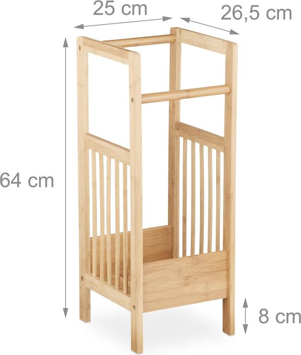 Produktbild Relaxdays Bambus (25 x 26.5 x 64 cm)