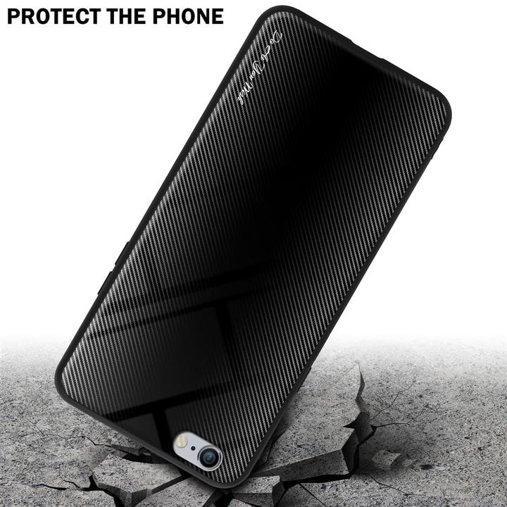Actual product image Cadorabo TPU Striped Glass Cover (Apple iPhone 6 Plus)