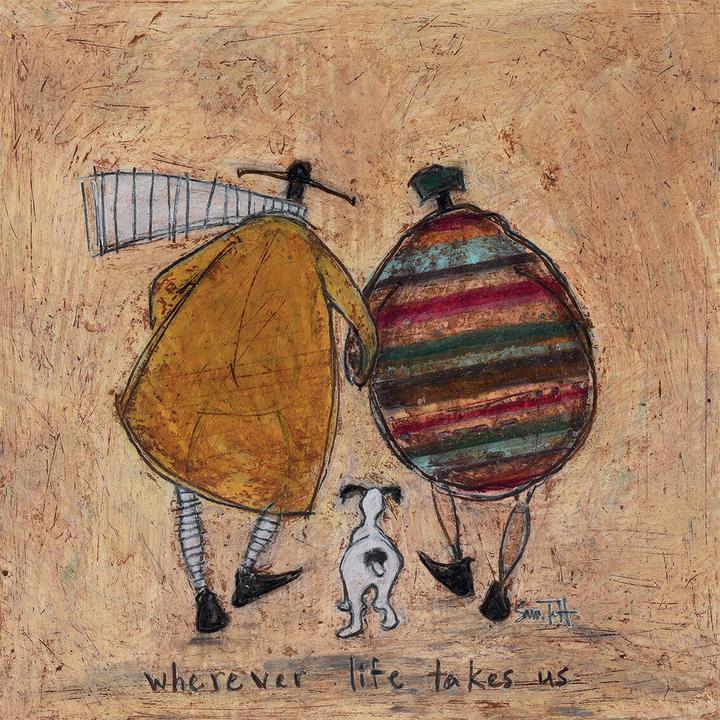 Produktbild Sam Toft Poster Wherever Life Takes Us (40 x 40 cm)