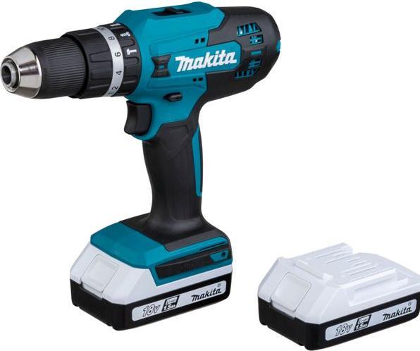Productafbeelding Makita HP488D009 G-serie accu klopboormachine incl. koffer + 2 accu's (Oplaadbare batterij)