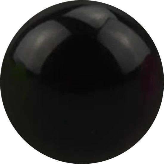 Produktbild Star Piercing Kugel schwarz (ohne Messing, Acryl)