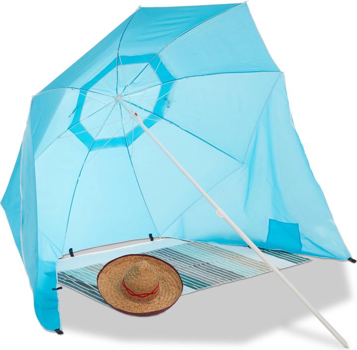 Produktbild Relaxdays Strandmuschel 2 in 1 (1.80 m)