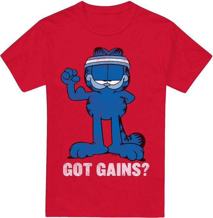 Actual product image Garfield Mens Got Gains T-Shirt (M)