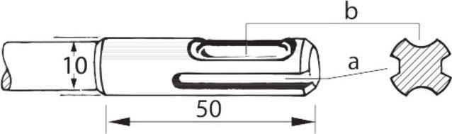 Actual product image Bosch Professional Zubehör Hammer drill SDS plus-5, 8 x 100 x 165 mm (8 mm)