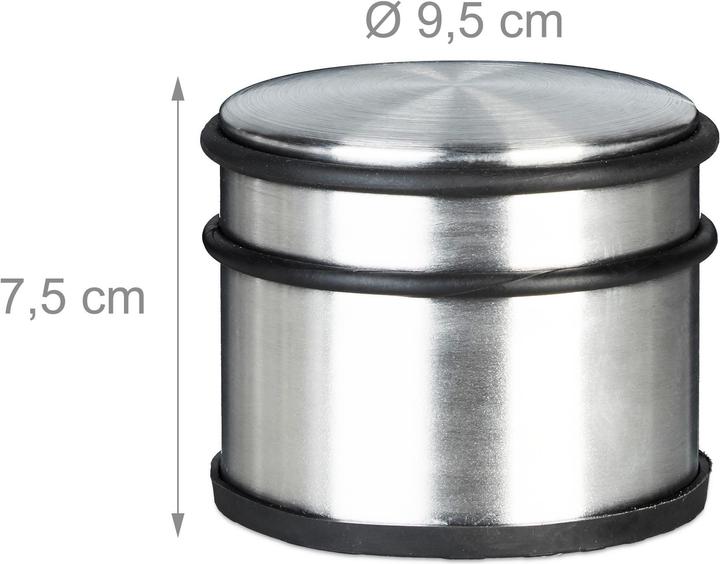 Actual product image Relaxdays Stainless steel (1 Piece, 9.5 x 9.5 x 7.5 cm)