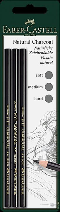 Actual product image Faber-Castell Pitt charcoal pencils (M, 3 x)