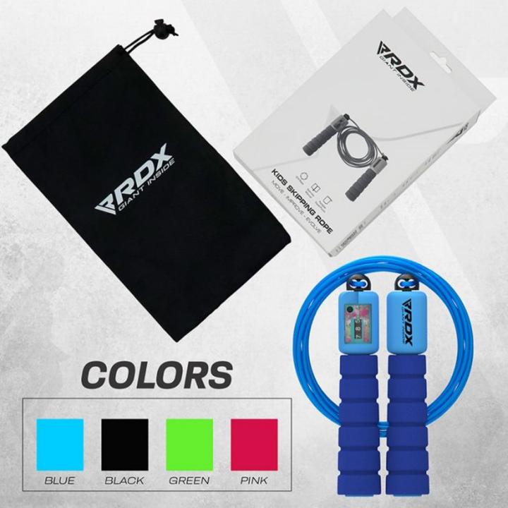 Actual product image Rdx Adjustable skipping rope with counter (310 cm)