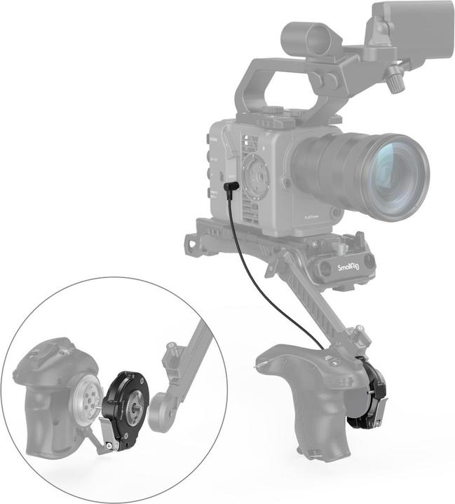Actual product image SmallRig Handgrip Rosette Adapter for SONY FX6 3403 (Grip)