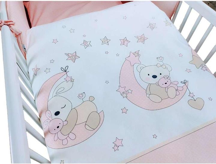 Actual product image Kuli-Muli Bedding Baby Bear pink 100/135 (100 x 135 cm, 40 x 60 cm)