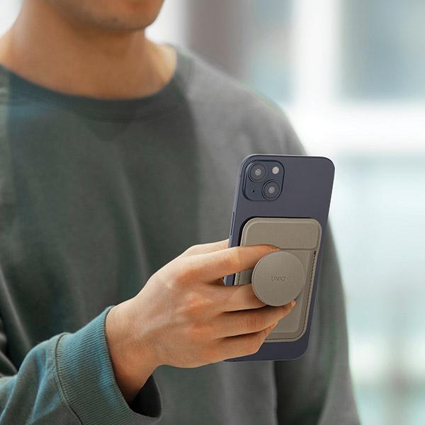 Actual product image Uniq Flixa magnetyczny portfel na karty z podpórką granatowy/navy blue