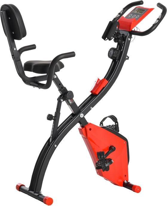 Immagine prodotto Swisshandel24 Home trainer 2-in-1 Display LCD, pieghevole, 8 livelli di resistenza magnetica regolabile, 1 paio