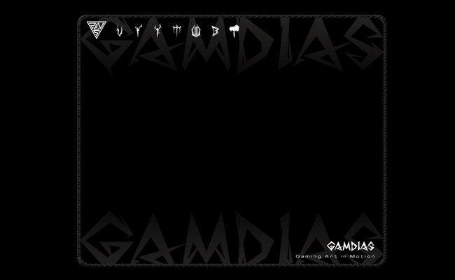 Immagine prodotto Gamdias Tappetino per mouse, GMM2300, nero, dimensioni: 350 x 280 x 4 mm (M)