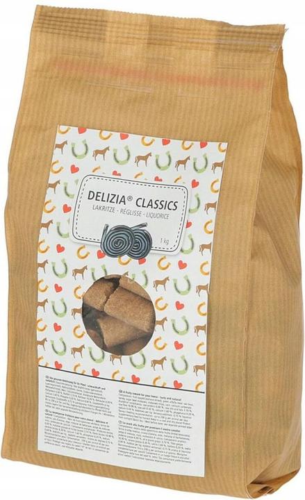Actual product image Kerbl Delizia Classics Licorice - Treats for horses - 1 kg (1000 g)