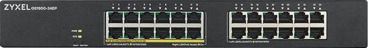 Produktbild Zyxel GS1900-24EP, 24-PORT GBE L2, 12 PORT POE SMART SWITCH (24 Ports)