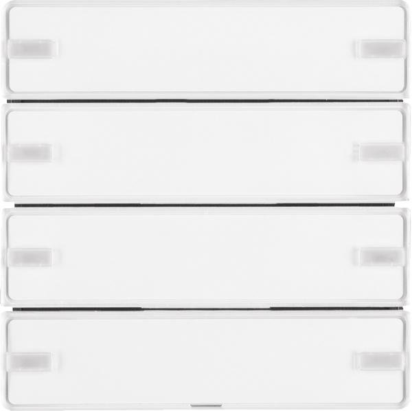 Produktbild Berker Tastsensor 4fach Komfort 80144329 KNX Q.1/Q.3 polarws samt