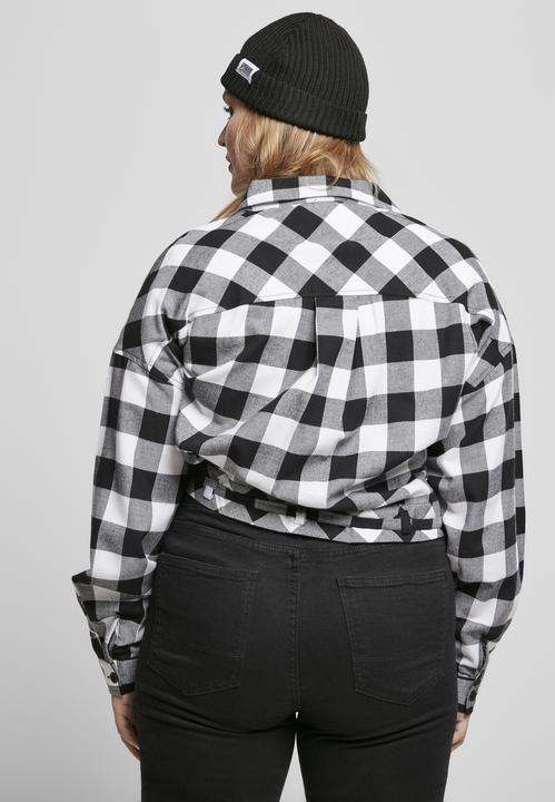 Produktbild Urban Classics Ladies Short Oversized Check Shirt (5XL)