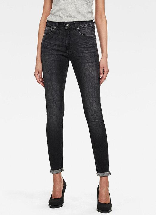Produktbild G-Star 3301 High Skinny Jeans Superstretch worn in coal (W31/L32)