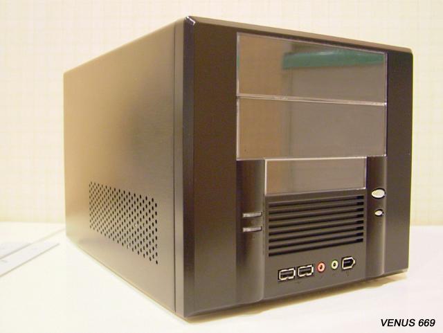 Actual product image Morex MiniITX housing Venus 669, black, 220 Watt Flex (Mini-ITX)