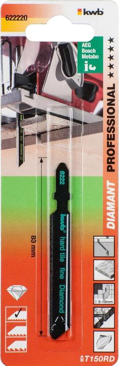 Actual product image kwb Jigger Star Jigsaw Blade Diamond S20