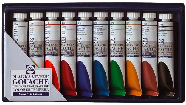 Produktbild Talens 08PS410 10 Farben (Mehrfarbig, 20 ml)