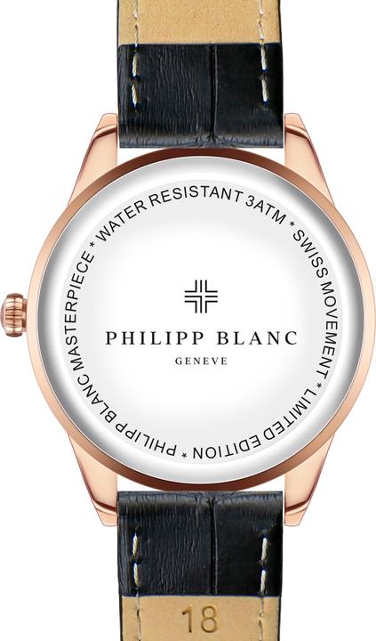 Immagine prodotto Philipp Blanc Orologio in pelle di coccodrillo (38 mm)