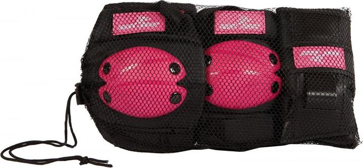 Actual product image Van Manen Veenendaal Van Manen Skater Safety Set Size S 6pcs pink/black (S, Knee pad, Elbow protectors, 6 pieces)