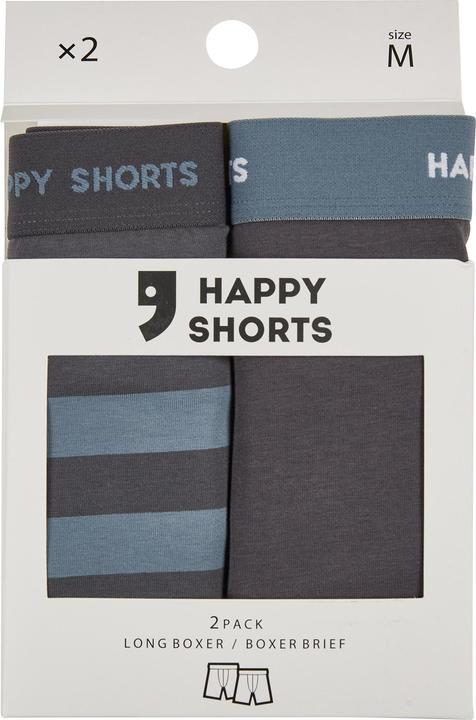 Immagine prodotto Happy shorts Langer Boxer Jersey Boxer Briefs (XL, Confezione da 2)