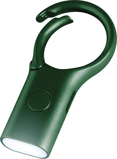 Actual product image Lexon Nomaday Brelok z latarką ciemnozielony/dark green LL136DG1