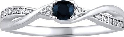Silvego Silver ring with real natural sapphire JJJR1100SAP - Circuit: 52 mm (52, 925 Silber)
